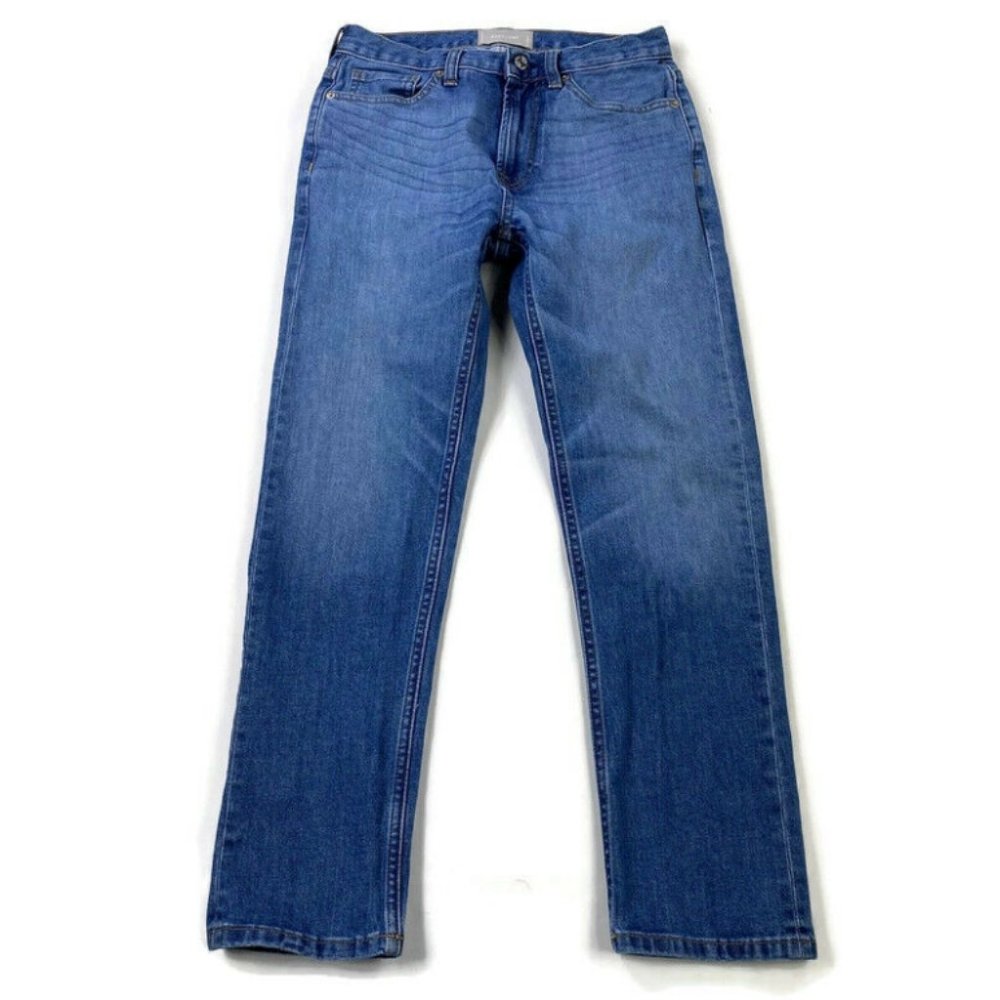 Everlane Womens 25 Boyfriend Medium Wash Blue Stretch Jeans